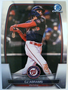 2023 Bowman Chrome Baseball CJ Abrams #74