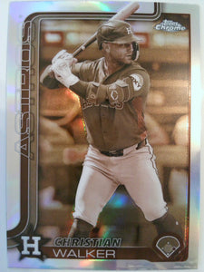 2025 Topps Chrome Baseball Sepia Refractors Christian Walker #279