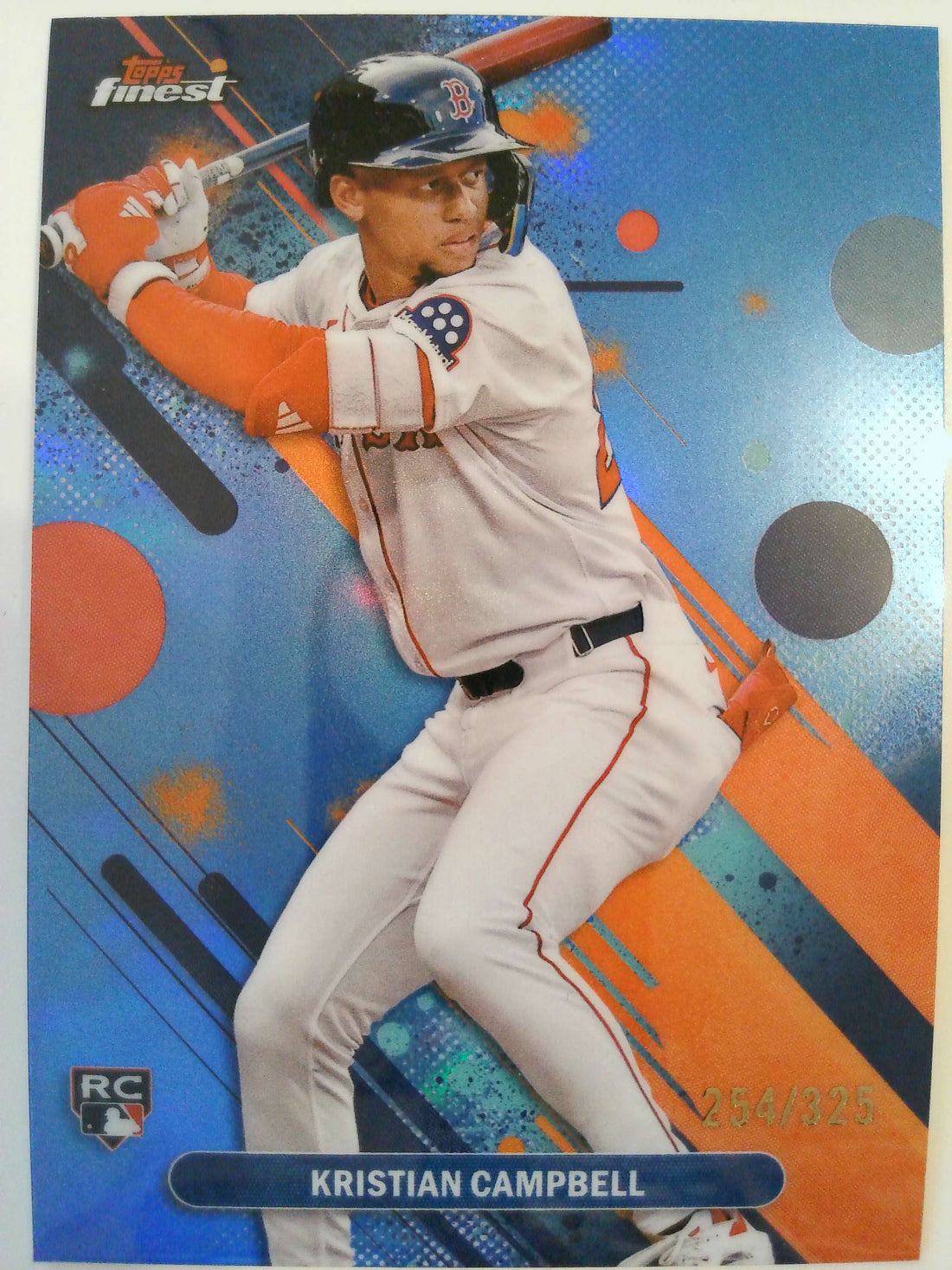 2025 Finest Baseball Sky Blue 254/325 Kristian Campbell #98 Rookie