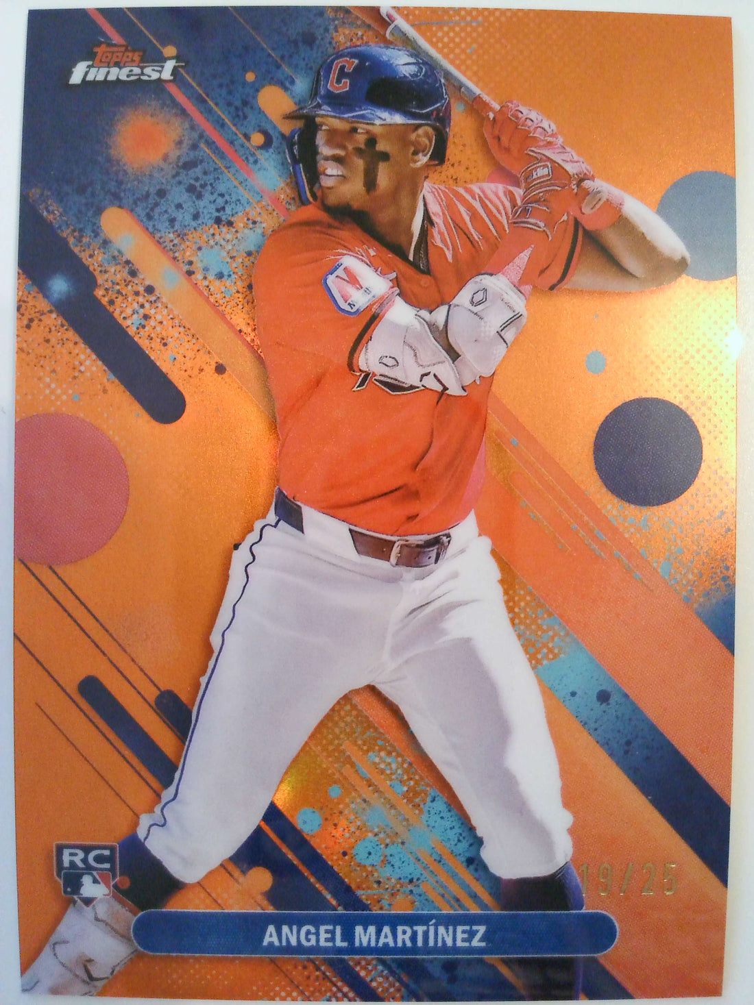 2025 Finest Baseball Orange 19/25 Angel Martínez #94 Rookie