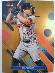 2025 Finest Baseball Gold 16/50 Jose Altuve #70