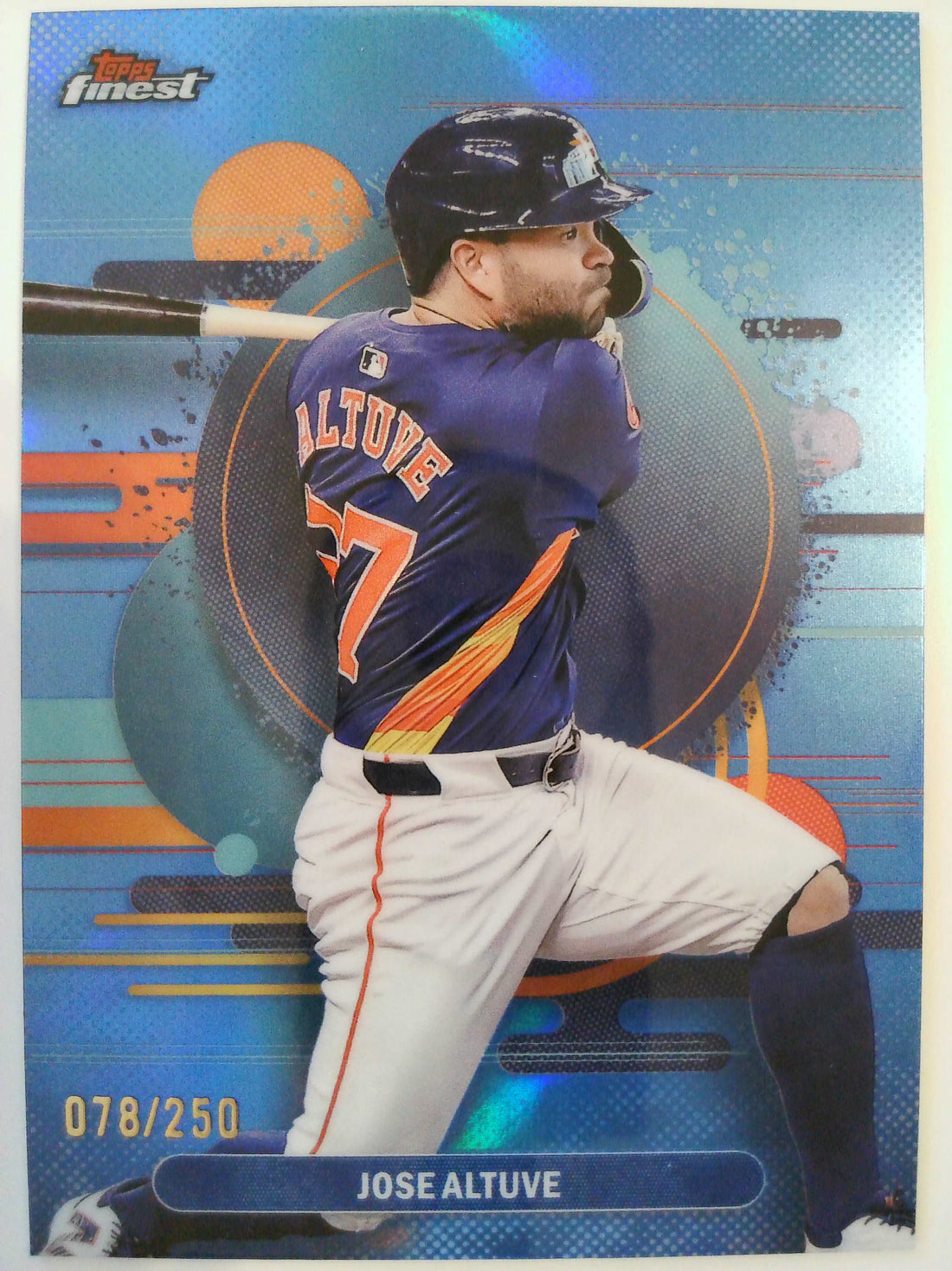 2025 Finest Baseball Sky Blue 078/250 Jose Altuve #165