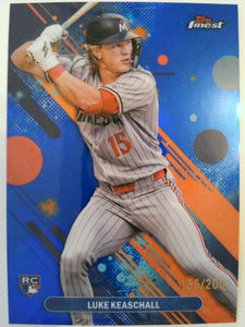 2025 Finest Baseball Blue 155/200 Luke Keaschall #79 Rookie