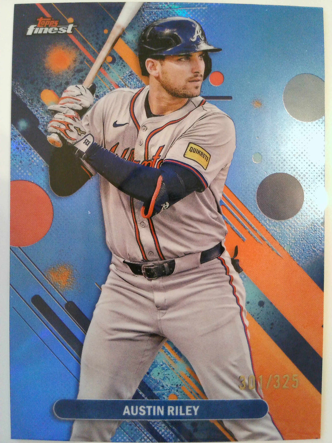 2025 Finest Baseball Sky Blue 301/325 Austin Riley #99