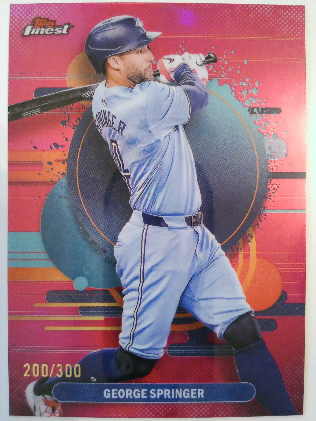 2025 Finest Baseball Magenta 200/300 George Springer #141