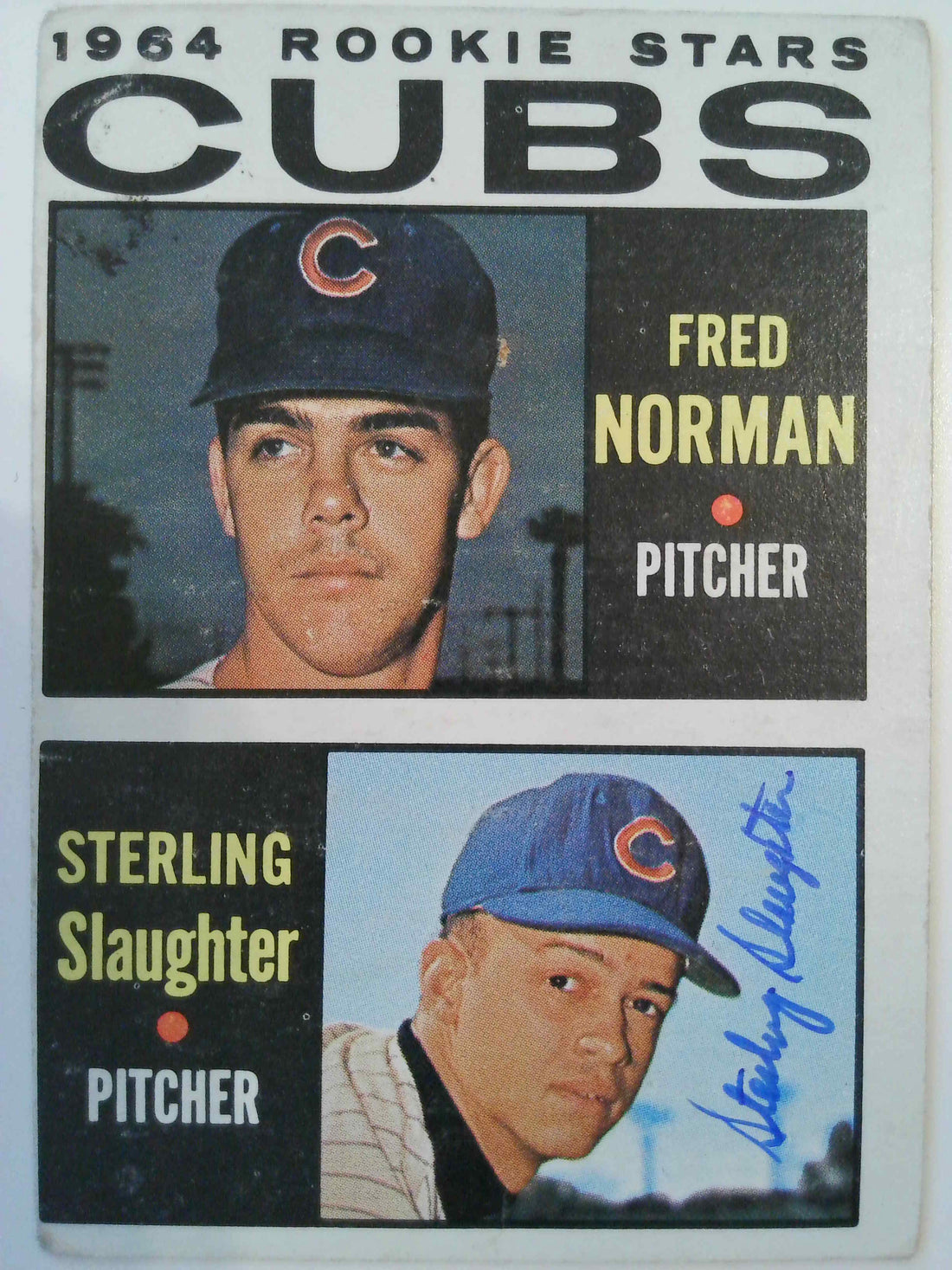 1964 Topps Fred Norman / Sterling Slaughter (Autograph) #469 RC