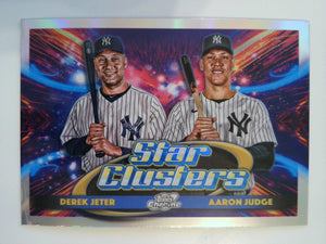 2025 Topps Chrome Cosmic Dual Star Clusters Derek Jeter / Aaron Judge #DSC-1