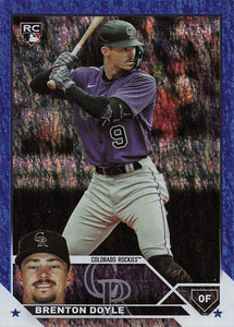 2023 Topps Update Baseball Blue Foil Brenton Doyle #US314
