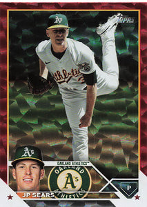 2023 Topps Update Baseball Red Foil 027/199 JP Sears #US323