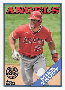 2023 Topps Baseball 1988 Topps Baseball Mike Trout #T88-45