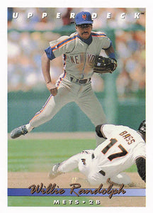 1993 Upper Deck Baseball Willie Randolph #419