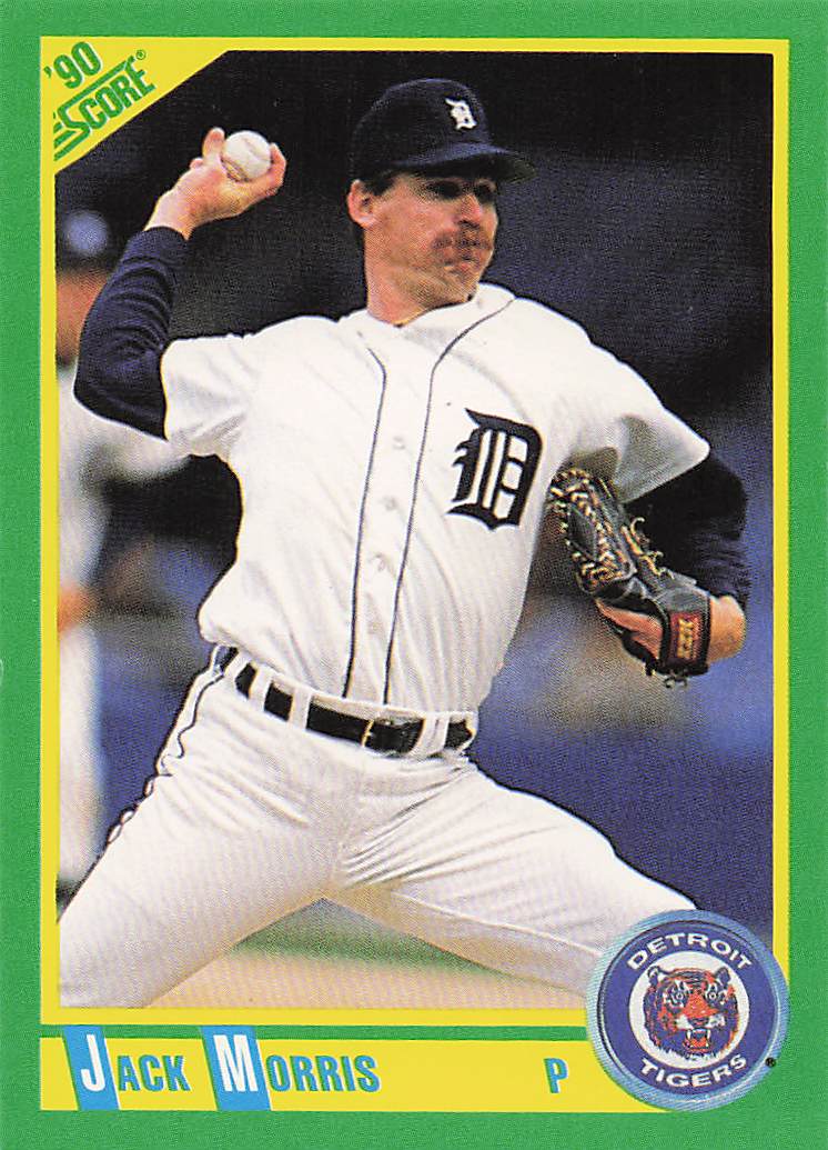 1990 Score Baseball Jack Morris #203