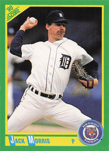 1990 Score Baseball Jack Morris #203