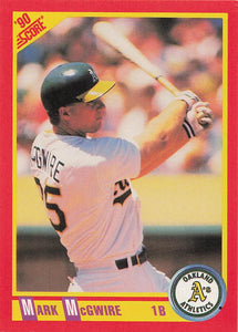 1990 Score Baseball Mark McGwire #385