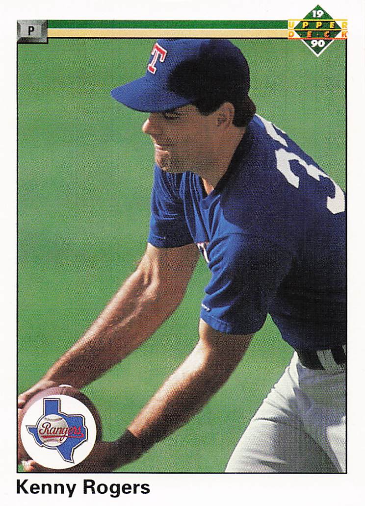 1990 Upper Deck Baseball Kenny Rogers #606