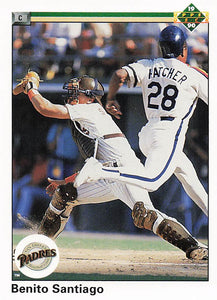 1990 Upper Deck Baseball Benito Santiago #325