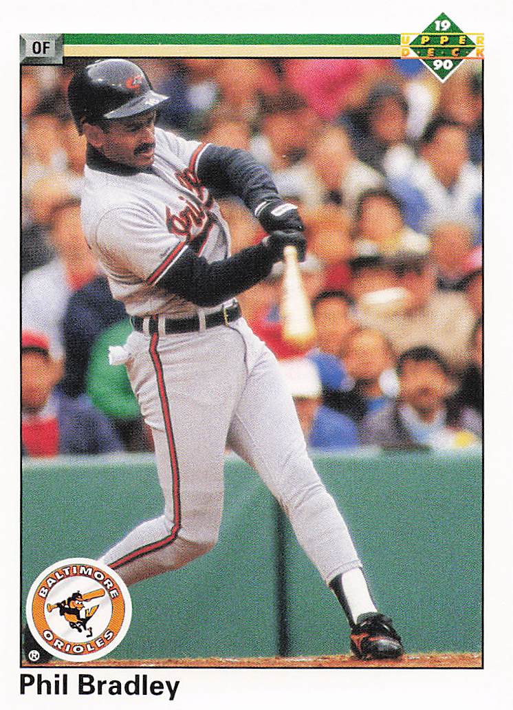 1990 Upper Deck Baseball Phil Bradley #194a