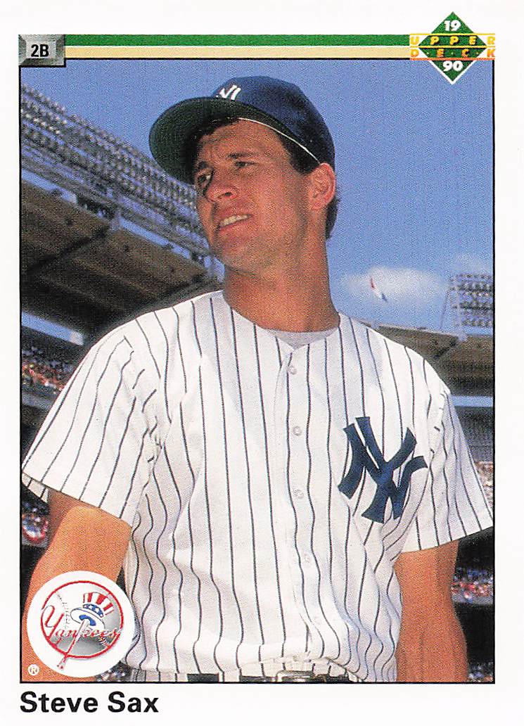 1990 Upper Deck Baseball Steve Sax #172b