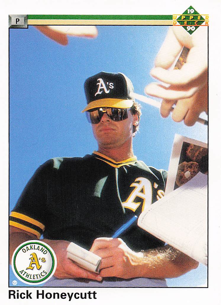 1990 Upper Deck Baseball Rick Honeycutt #151b