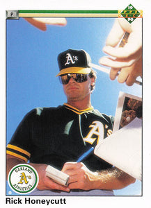1990 Upper Deck Baseball Rick Honeycutt #151b
