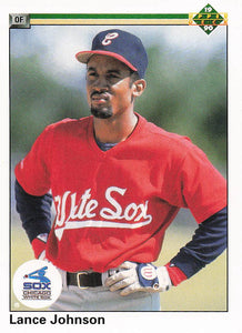 1990 Upper Deck Baseball Lance Johnson #90