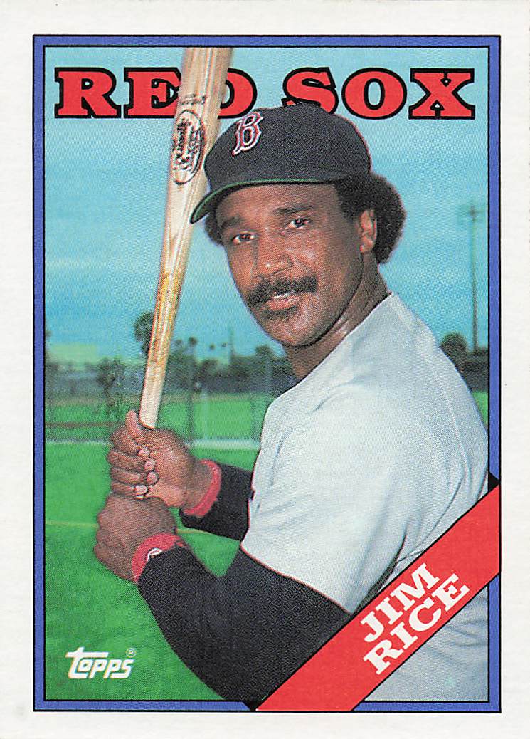1988 Topps Baseball Jim Rice #675