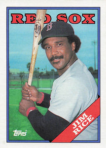 1988 Topps Baseball Jim Rice #675