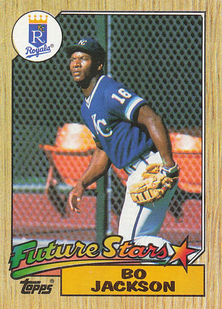 1987 Topps Baseball Bo Jackson #170 Rookie