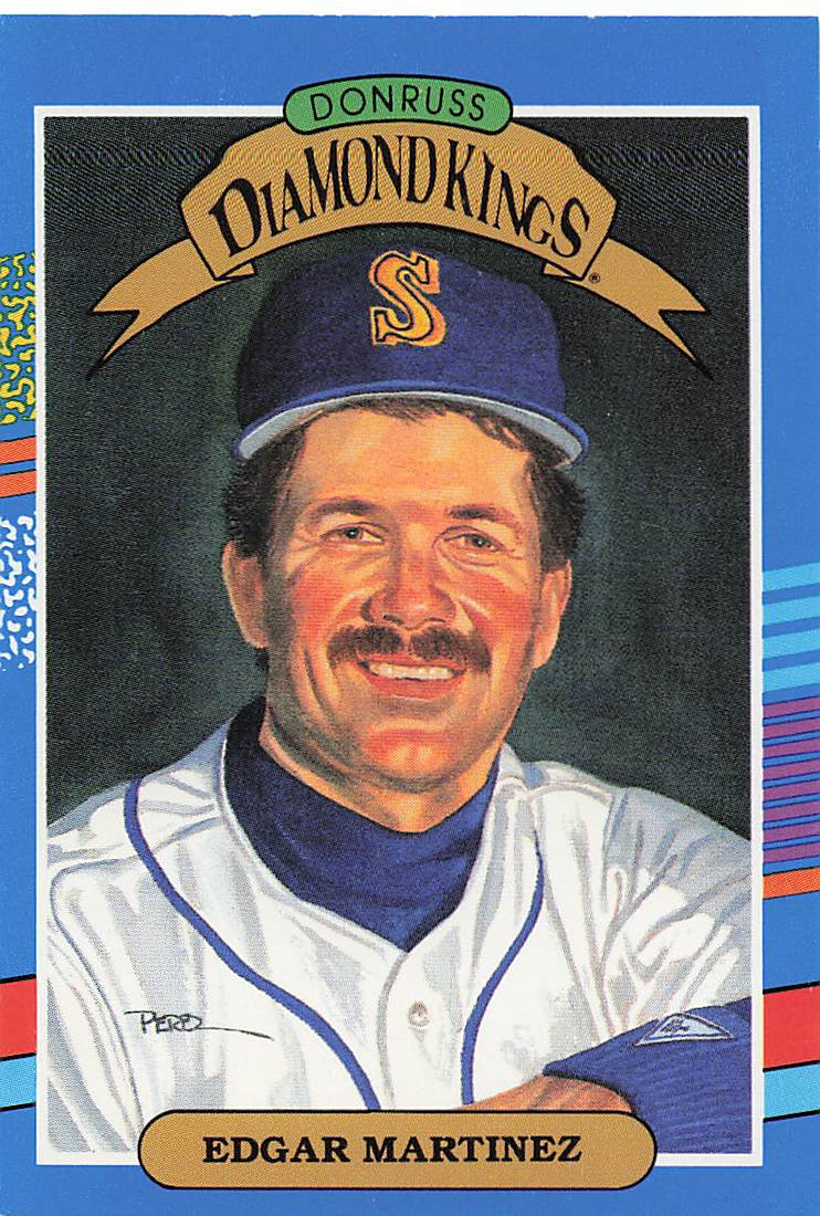 1991 Donruss Baseball Edgar Martinez #16b