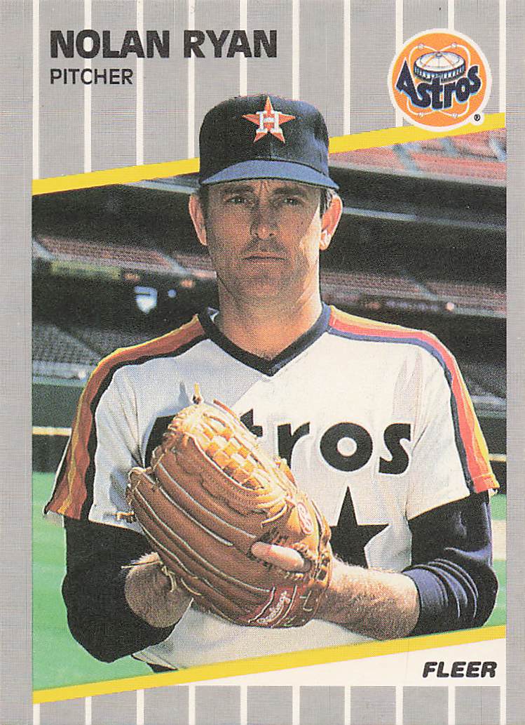 1989 Fleer Baseball Nolan Ryan #368