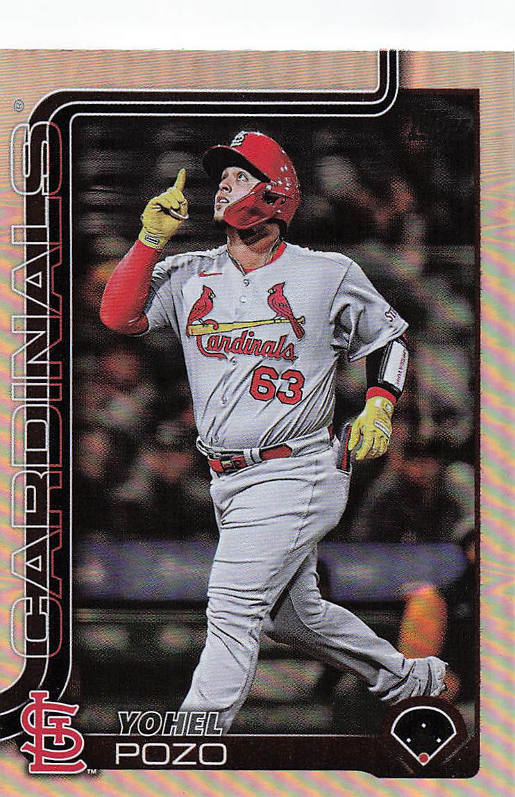 2025 Topps Update Baseball Rainbow Foil Yohel Pozo #US120
