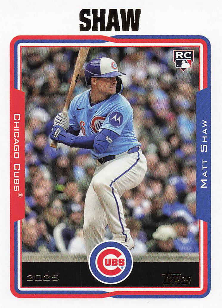 2025 Topps Archives Baseball Matt Shaw #263 Rookie