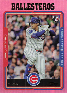 2025 Topps Archives Baseball Pink Foilboard Moisés Ballesteros #206 Rookie