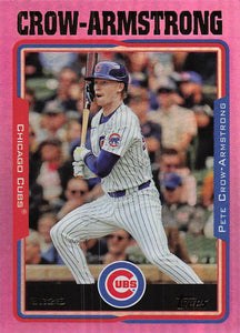 2025 Topps Archives Baseball Pink Foilboard Pete Crow-Armstrong #253