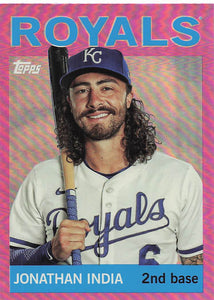 2025 Topps Archives Baseball Pink Foilboard Jonathan India #74