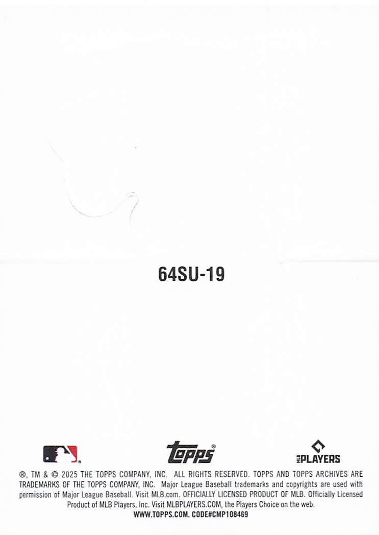 2025 Topps Archives Baseball 1964 Topps Stand-Ups Jackson Merrill #64SU-19