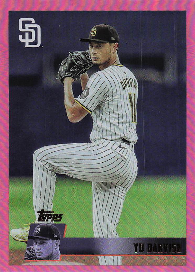 2025 Topps Archives Baseball Pink Foilboard Yu Darvish #107