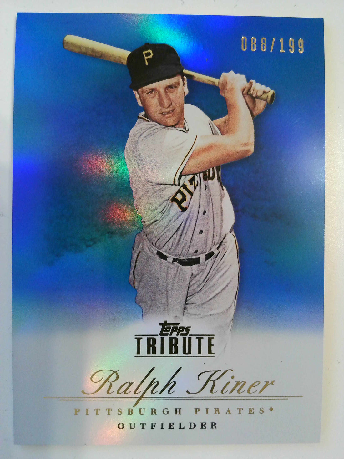 2012 Topps Tribute Baseball Blue 088/199 Ralph Kiner #8