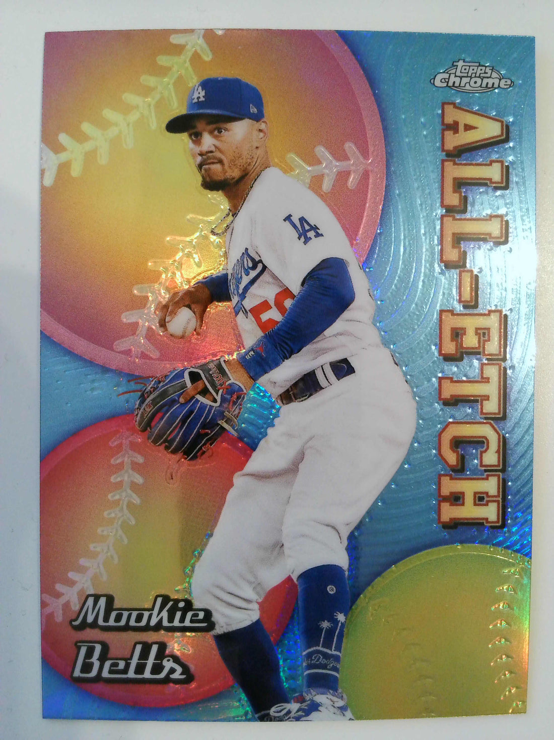 2024 Topps Chrome Baseball Chrome All-Etch Mookie Betts #CAE-13