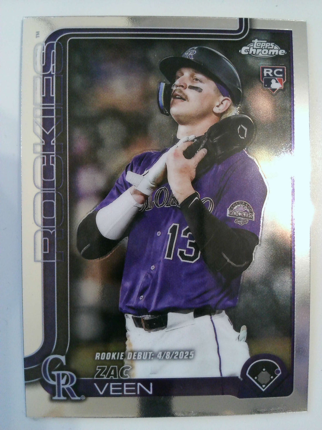 2025 Topps Chrome Update Baseball Zac Veen #USC186 Rookie