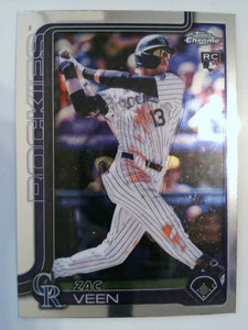 2025 Topps Chrome Update Baseball Zac Veen #USC28 Rookie