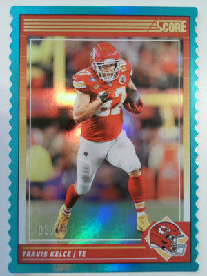 2024 Score Football Die Cuts 03/10 Travis Kelce #136
