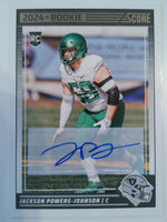 2024 Score Football Signatures Jackson Powers-Johnson #321 Rookie