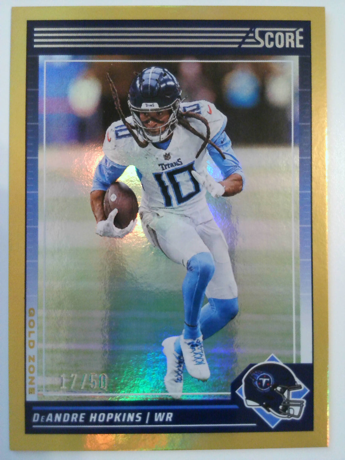 2024 Score Football Gold Zone 17/50 DeAndre Hopkins #276