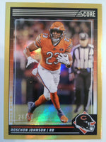 2024 Score Football Gold Zone 26/50 Roschon Johnson #48