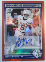 2024 Score Football Red Zone 05/20 Adonai Mitchell #340 Rookie