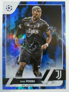 2022-23 Topps UEFA Club Competitions Blue Inferno Foil 101/125 Paul Pogba #108