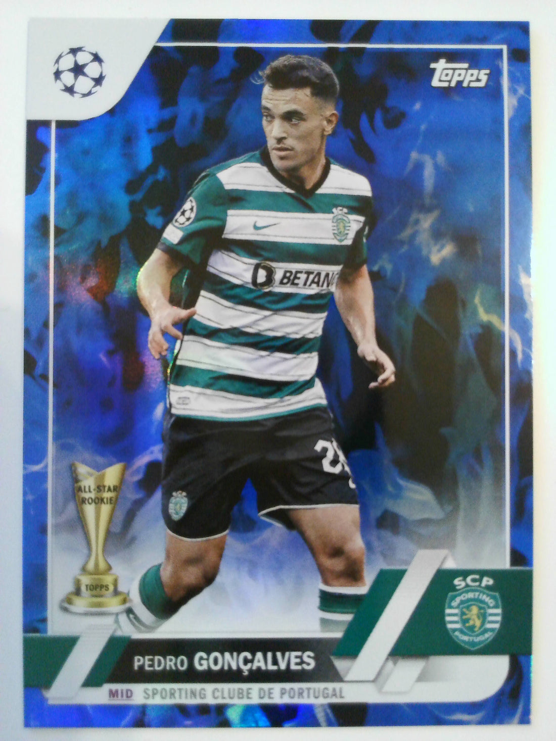 2022-23 UEFA Club Competitions Blue Inferno Foil 053/125 Pedro Gonçalves #132