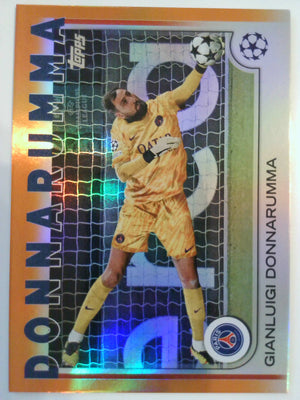 2024-25 Topps UEFA Club Competitions Orange Foil 13/25 Gianluigi Donnarumma #163