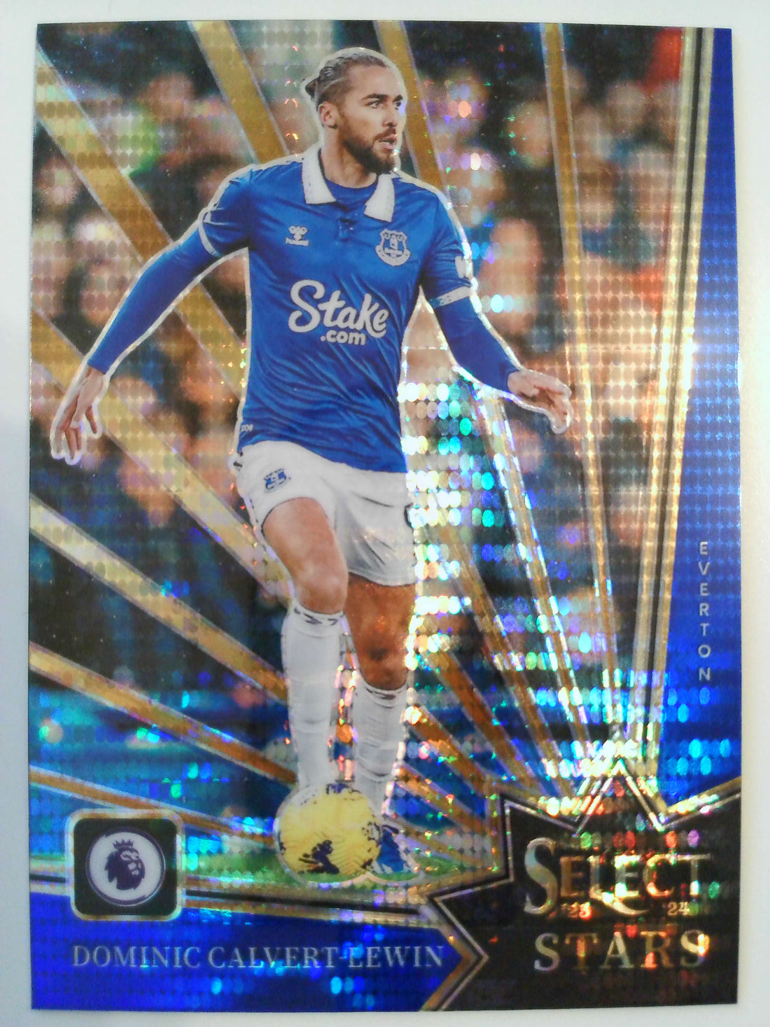 2023-24 Select Premier League Select Stars Blue Pulsar Dominic Calvert-Lewin #9